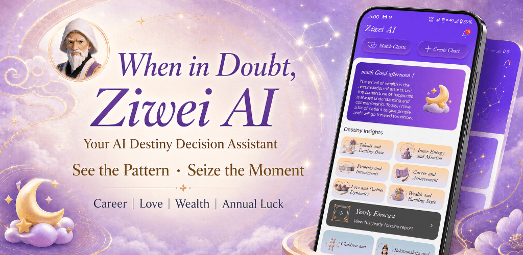 When in Doubt, Ziwei AI, your AI destiny decision assistant